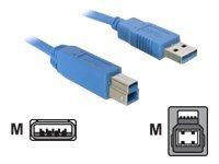 Delock Kabel USB 3.0 Typ-A Stecker > USB 3.0 Typ-B Stecker 1 m blau