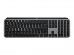 Logitech MX Keys für Mac - Tastatur - hinterleuchtet - Bluetooth, 2.4 GHz - QWERTY - Italienisch - Space-grau