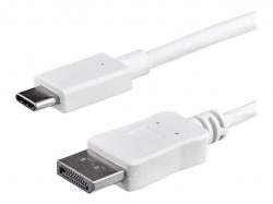 1M USB C TO DP CABLE - WHITE