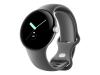 Google Pixel Watch - Silber poliert - intelligente Uhr mit Band -...