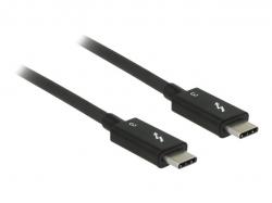Delock Thunderbolt 3 (40 Gb/s) USB-C Kabel Stecker > Stecker passiv 0,5m 5A schwarz