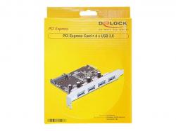 Delock PCI Express Karte > 4 x extern USB 3.0