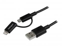 LIGHTNING OR MICRO USB TO USB