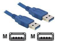 Delock Kabel USB 3,0 Typ-A Stecker > USB 3,0 Typ-A Stecker 1 m blau